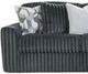Signature Design by Ashley® Midnight-Madness 2-Piece Gunmetal Right-Arm Facing Sectional with Chaise-2