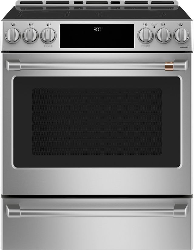 Café™ 30" Stainless Steel Slide in Induction Range