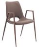 Zuo® Modern Desi Brown/Walnut Dining Arm Chair-0