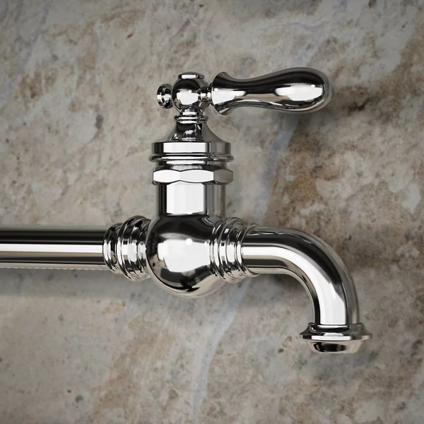 KOHLER® Artifacts® Polished Chrome Wall-Mount Pot Filler-2