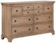 Liberty Furniture Haven Hills Camel Beige Dresser-0