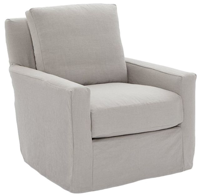 Four Seasons Customizable Reynolds Slipcovered Swivel Glider -0