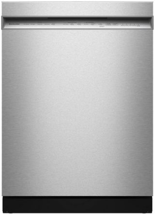 KitchenAid® 24" PrintShield™ Stainless Steel Front Control Built-In Dishwasher with Third Level Jet Rack and 40+ Total Wash Jets