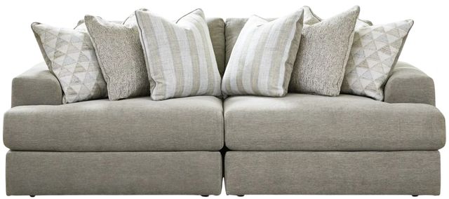 Signature Design by Ashley® Avaliyah 2-Piece Ash Small Spaced Sectional-0