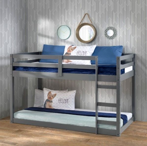 ACME Furniture Gaston Gray Twin Youth Loft Bed-1