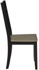 Homelegance® Ogden Black/Brown Dining Side Chair-3