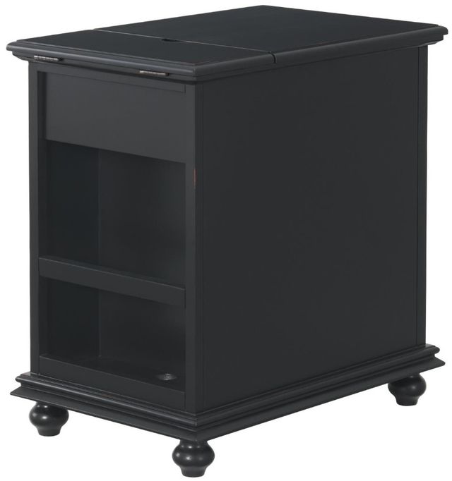 Martin Svensson Elegant Antique Black Chairside Table-4
