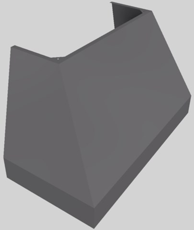 Vent-A-Hood® Designer Series 48" Gunsmoke Wall Mounted Range Hood-3