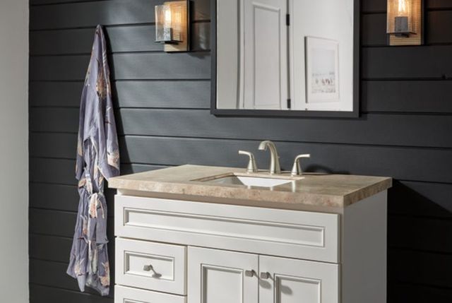 Peerless Parkwood® Brushed Nickel 2-Handle Widespread Lavatory Faucet-1