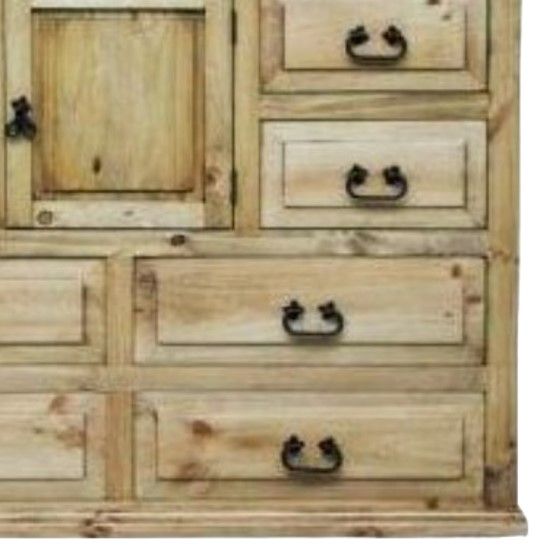 Million Dollar Rustic Econo Brown Mansion Dresser-1