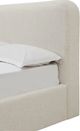 Modus Furniture Virgil Off-White/Whipped Honey Full Upholstered Platform Bed-3