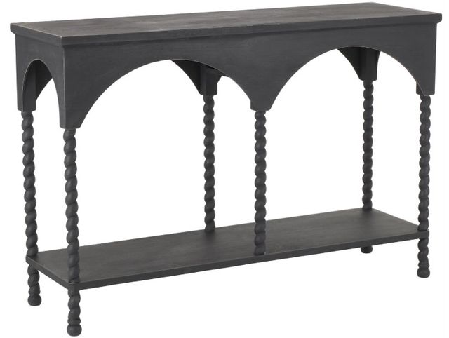Deco Marche Black Arched Console Table-0