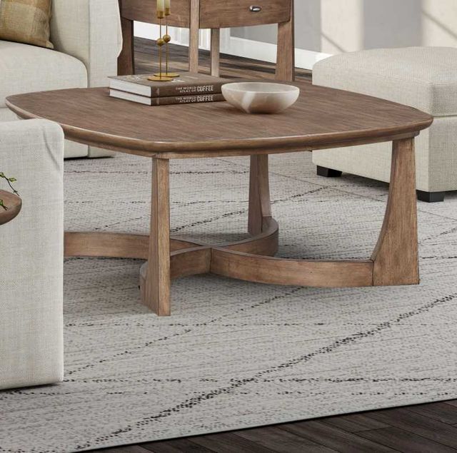 Liberty Furniture Bexley Tuscan Brown Cocktail Table-1