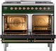 Ilve® Nostalgie II Series 40" Emerald Green Pro Style Dual Fuel Range-1