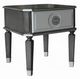 ACME Furniture House Beatrice Charcoal End Table with Light Gray Accents-0