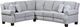 Southern Motion™ Customizable Bedford Park 3-Piece Power Reclining L-Shape Sectional with Power Headrest -0