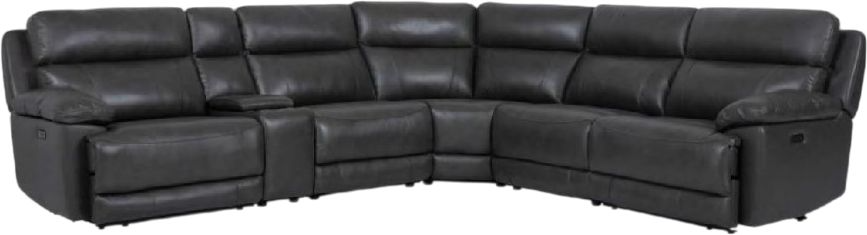 チンバウ  CONTEMPORANEA Manwah 6-Piece Madrid Granite Power Reclining L-Shape
