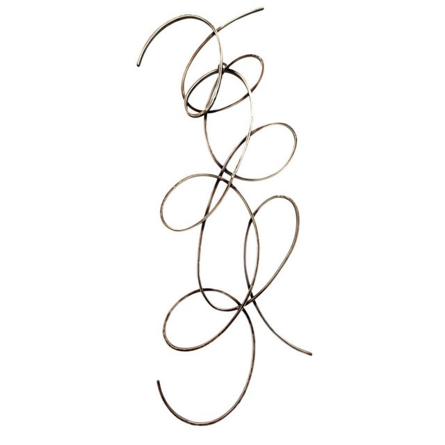 Moe's Home Collection Scroll One Antique Silver Wall Decor-0