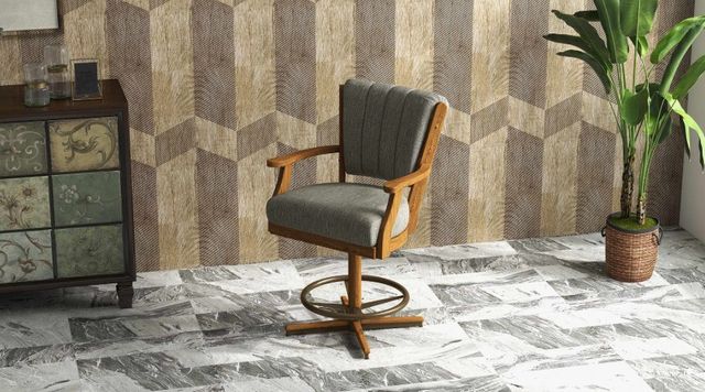 Chromcraft Customizable Cameron Swivel Tilt Counter Height Dining Stool-1