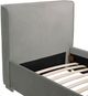 TOV Furniture Madison Grey Twin Velvet Bed-1