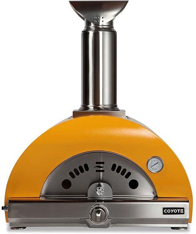 Coyote® 30" Yellow Hybrid Multi-Fuel Pizza Oven-0