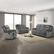 ACME Furniture Lesley Gray Manual Reclining Sofa-1