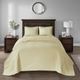 Olliix by Madison Park Yellow Queen Quebec Reversible Bedspread Set-2