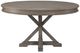 Mazin Furniture Cardano Driftwood Light Brown Round DIning Table-0