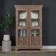 Liberty Furniture Haven Hills Camel Beige Display Cabinet-1