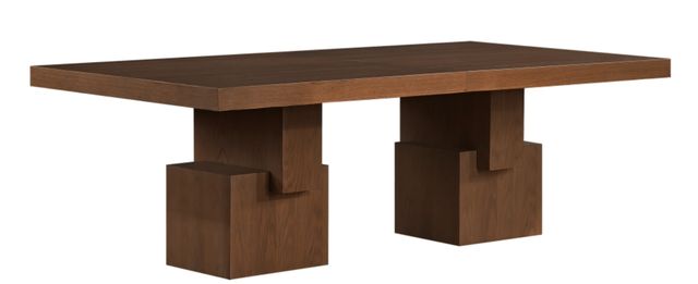 Meridian Furniture Anzio Brown Walnut Dining Table-0