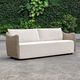 Uttermost® Sunset Oatmeal/Oyster White Fabric/Wicker Outdoor Sofa-2