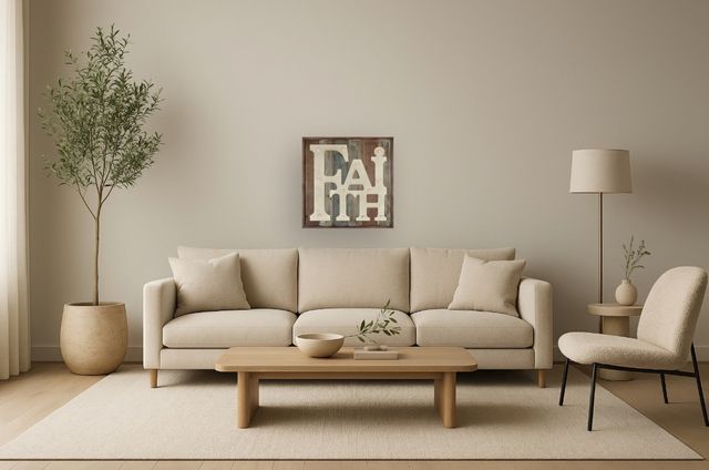 Classy Living Faith Lighted Wall Art-1