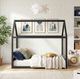 Elements International Sami Gray Youth Full Bed-1