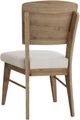 A-America® Barbossa Beige/Dark Caramel Upholstered Dining Side Chair-2
