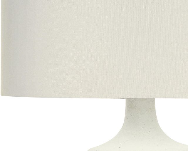 Monarch Specialties Inc. 26"H Cream Resin Table Lamp-2