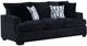 American Wholesale Furniture Derelly Black Sofa-0