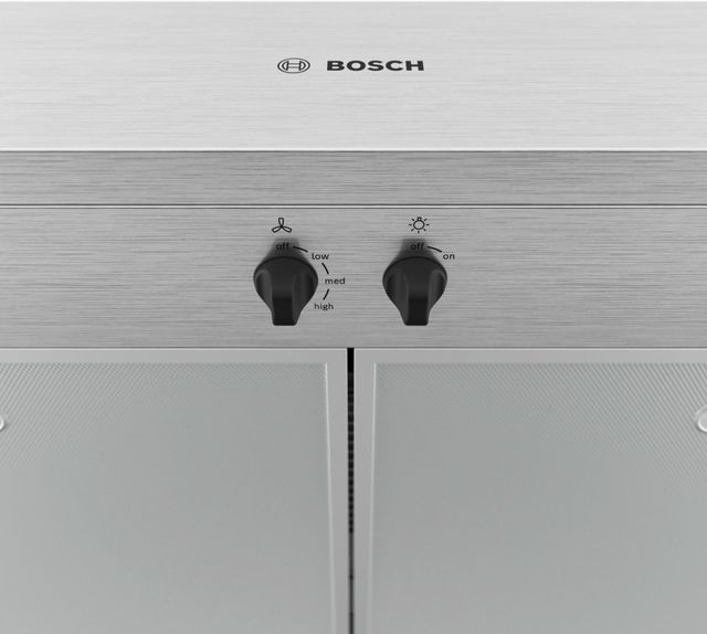 Bosch® 300 Series 30" Stainless Steel Under Cabinet Range Hood-5