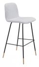 Zuo Modern Gironde Light Gray Bar Chair-0