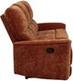 Coaster® Navarro Burnt Orange Upholstered Reclining Sofa-5