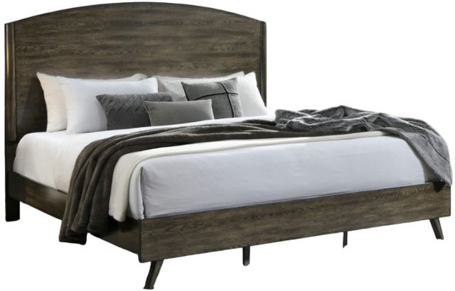 New Classic® Home Furnishings Rex Walnut Brown Queen Panel Bed-0