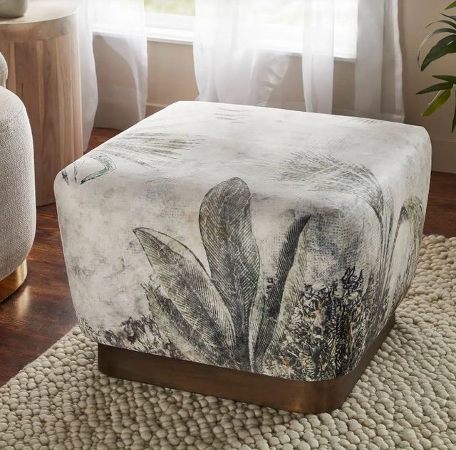 Renwil® Tangle Aluminum Ottoman-4