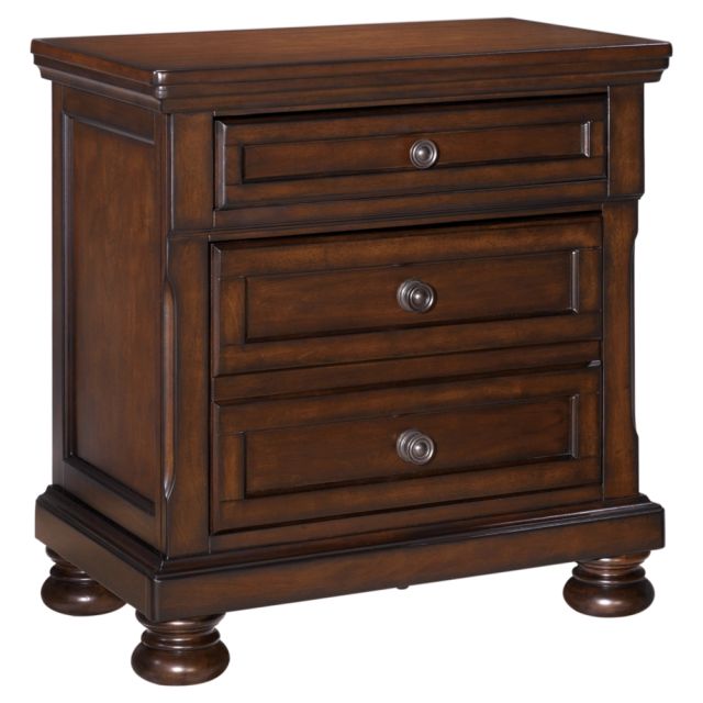 Signature Design by Ashley Porter Rustic Brown Nightstand-0