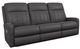 La-Z-Boy® Finley Onyx Leather Power Wall Reclining Sofa with Headrest-0