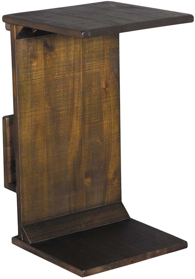 Sunny Designs™ Accent Tobacco Leaf Chairside Table With Magazine Rack-0