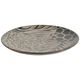 A & B Home Beige/Black Plate-0