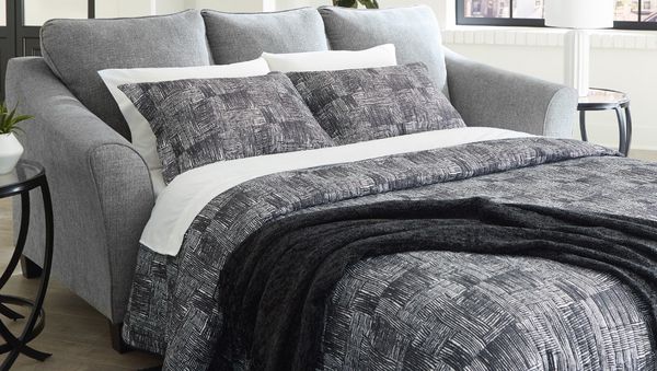 Benchcraft Mathonia Queen Smoke Sofa Sleeper