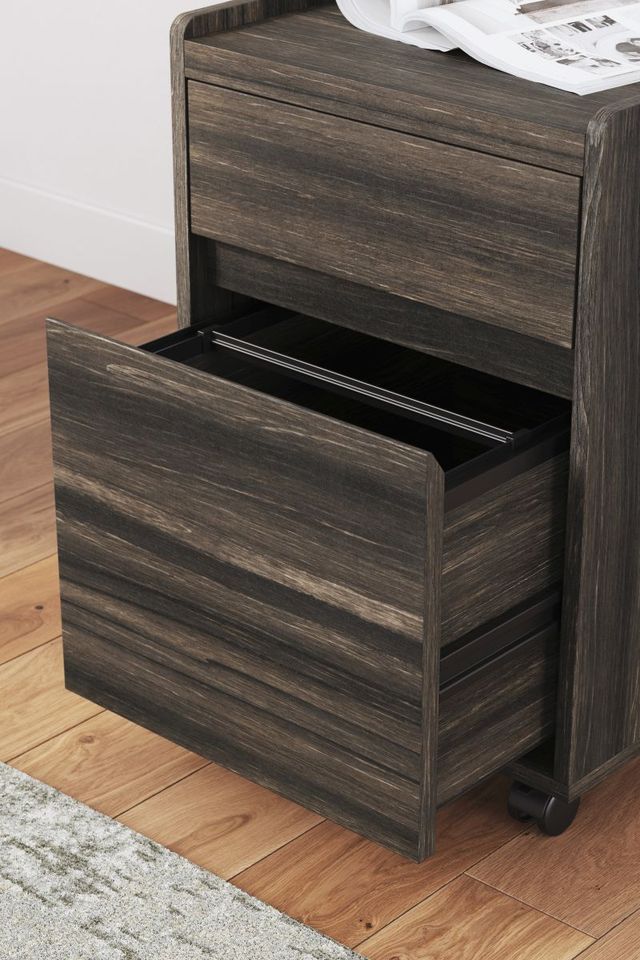 Signature Design by Ashley® Zendex Dark Brown File Cabinet-3