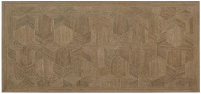Bernards Tarrington Cashew Trestle Dining Table with Extension Leaf-4