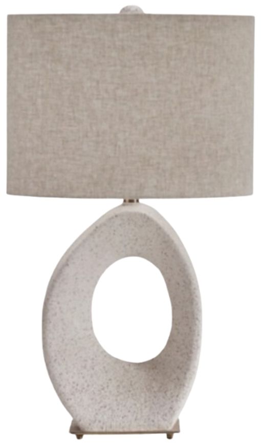 Signature Design by Ashley® Trentlen Cream Table Lamp with Gold Accent-0