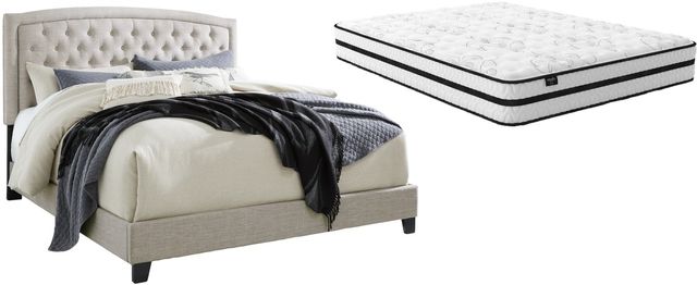 Signature Design by Ashley® Jerary 2-Piece Gray Queen Panel Bed Set